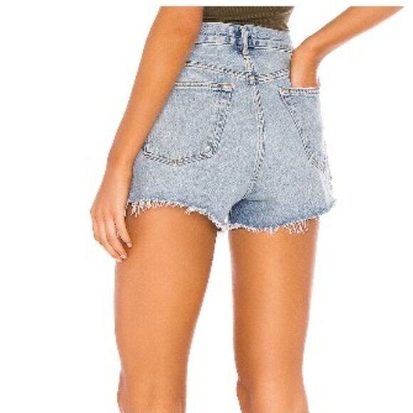 AGOLDE Parker Vintage Cut Off Short in Riptide | NWT - Picture 2 of 7